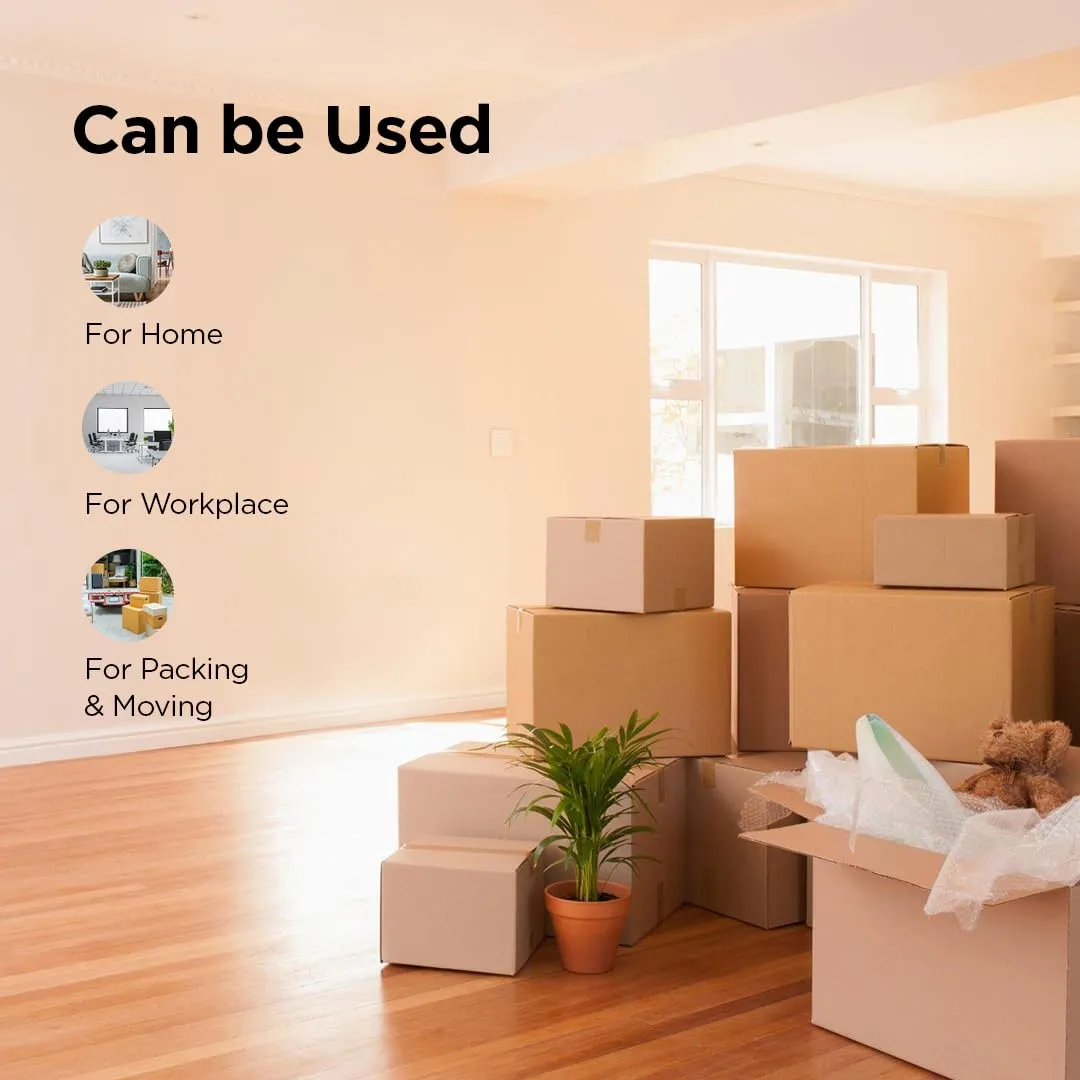 Umai 3 Ply Corrugated Box for Packing | Brown Packing Box | Packaging Box | Storage Box- Pack of 50