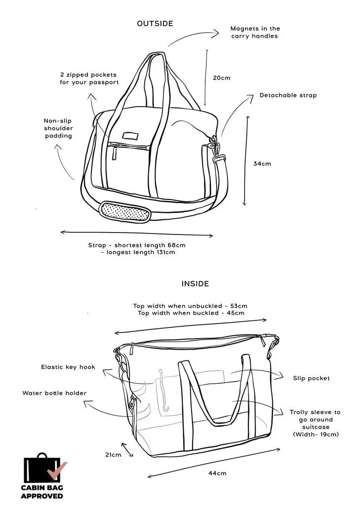 Weekender Bag - Abstract Flowers