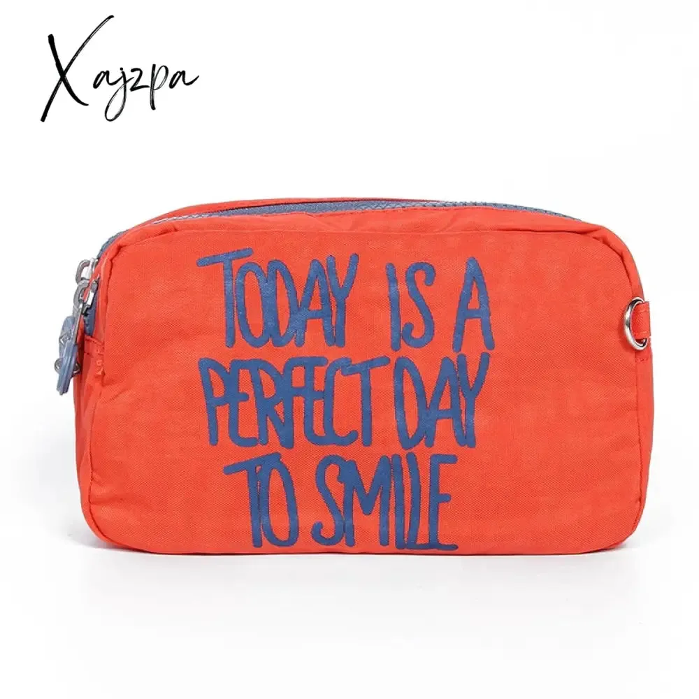 Xajzpa - Women Creativity Pouch Packing Organizers Makeup Bag Waterproof Nylon Travel Cosmetic Case Gleam Pouch Wash Toiletry Bag