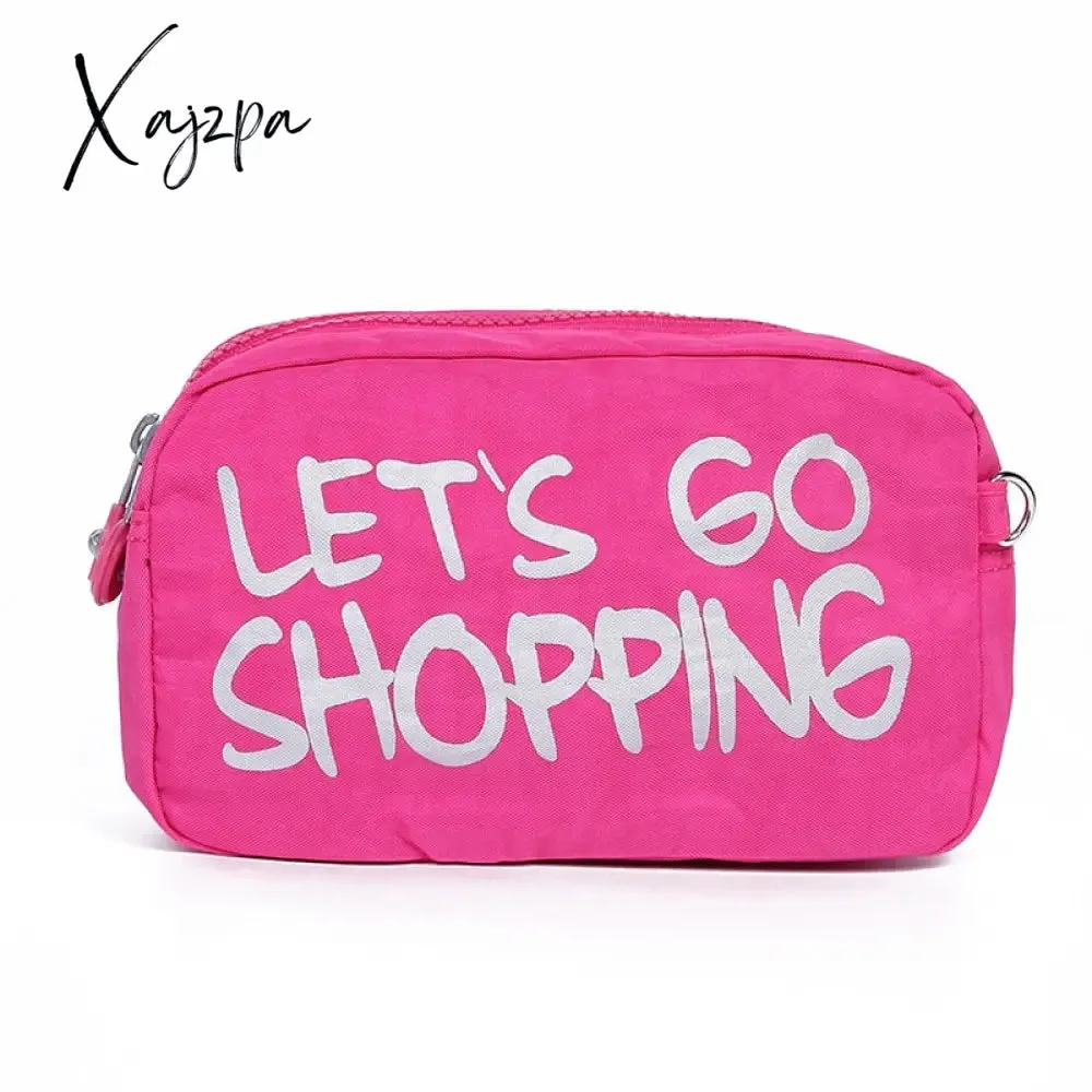 Xajzpa - Women Creativity Pouch Packing Organizers Makeup Bag Waterproof Nylon Travel Cosmetic Case Gleam Pouch Wash Toiletry Bag