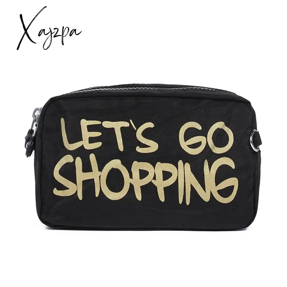 Xajzpa - Women Creativity Pouch Packing Organizers Makeup Bag Waterproof Nylon Travel Cosmetic Case Gleam Pouch Wash Toiletry Bag