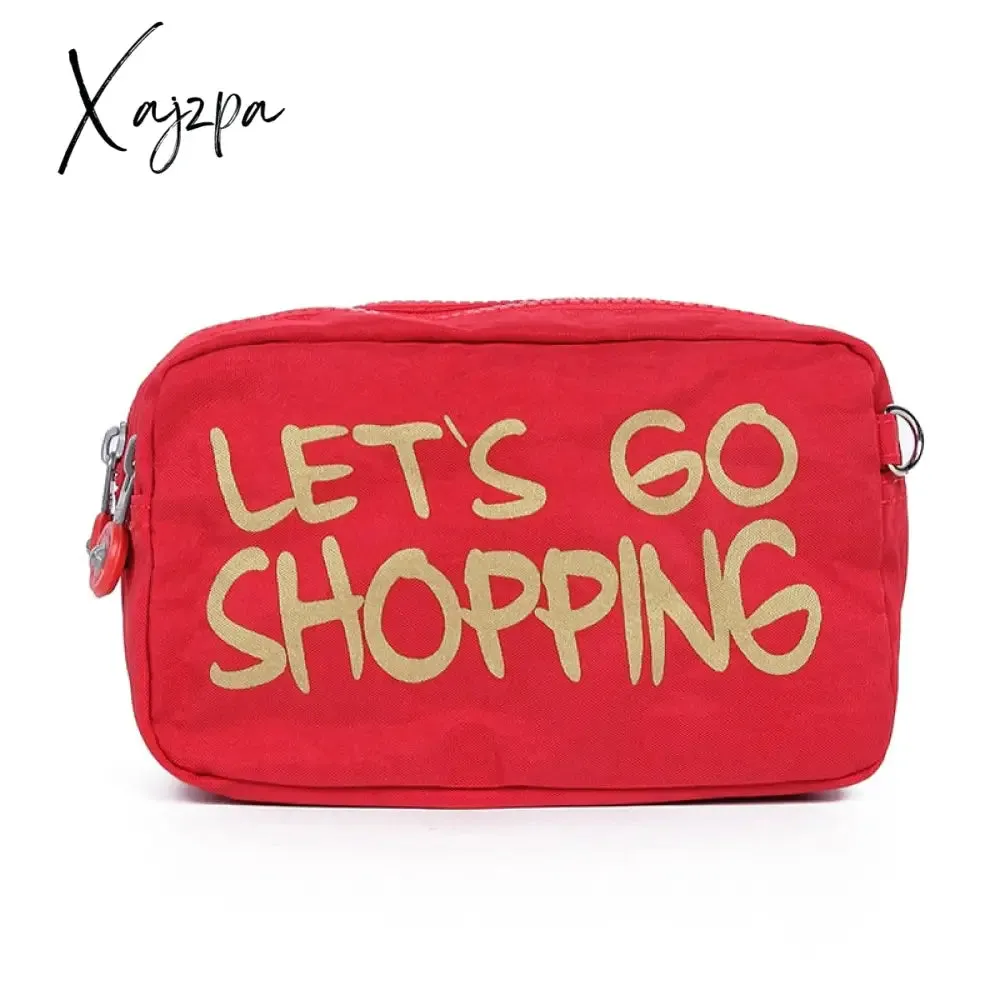 Xajzpa - Women Creativity Pouch Packing Organizers Makeup Bag Waterproof Nylon Travel Cosmetic Case Gleam Pouch Wash Toiletry Bag