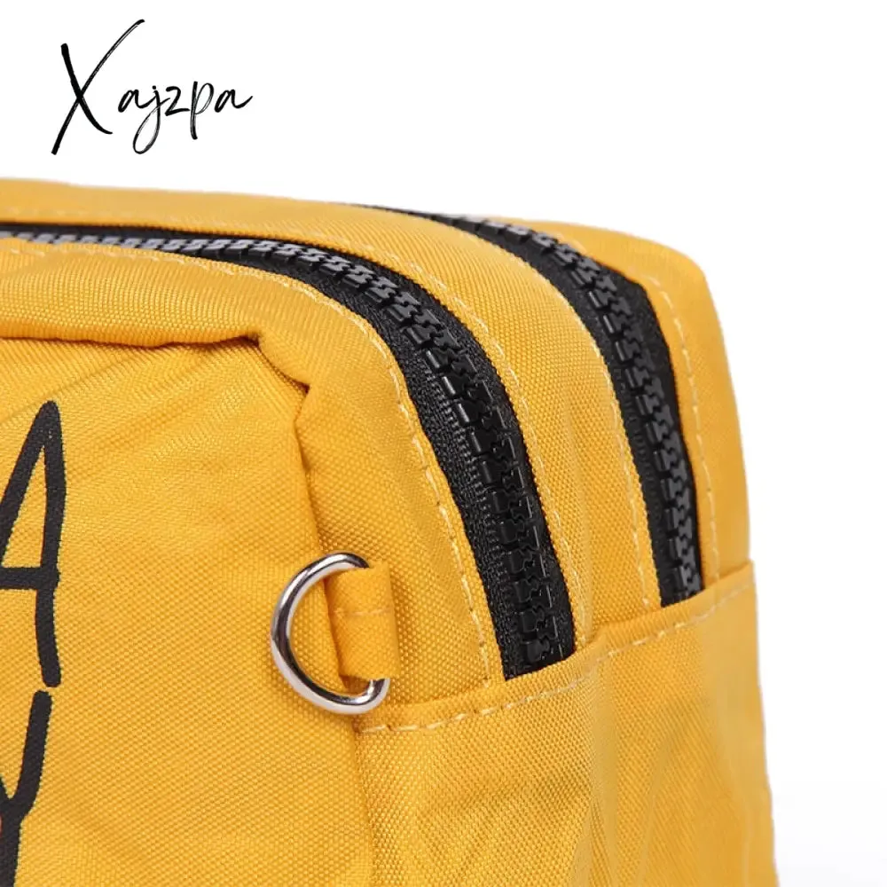 Xajzpa - Women Creativity Pouch Packing Organizers Makeup Bag Waterproof Nylon Travel Cosmetic Case Gleam Pouch Wash Toiletry Bag