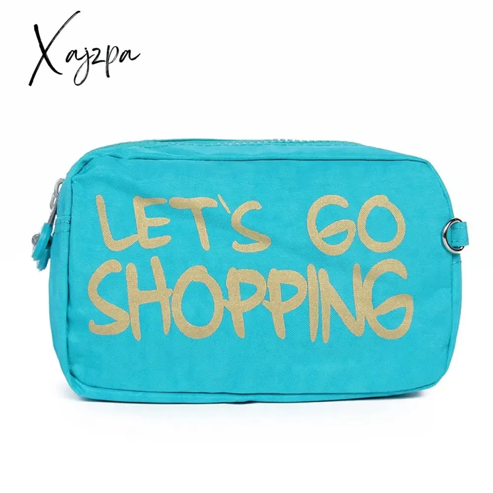 Xajzpa - Women Creativity Pouch Packing Organizers Makeup Bag Waterproof Nylon Travel Cosmetic Case Gleam Pouch Wash Toiletry Bag