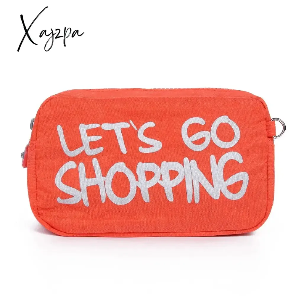 Xajzpa - Women Creativity Pouch Packing Organizers Makeup Bag Waterproof Nylon Travel Cosmetic Case Gleam Pouch Wash Toiletry Bag