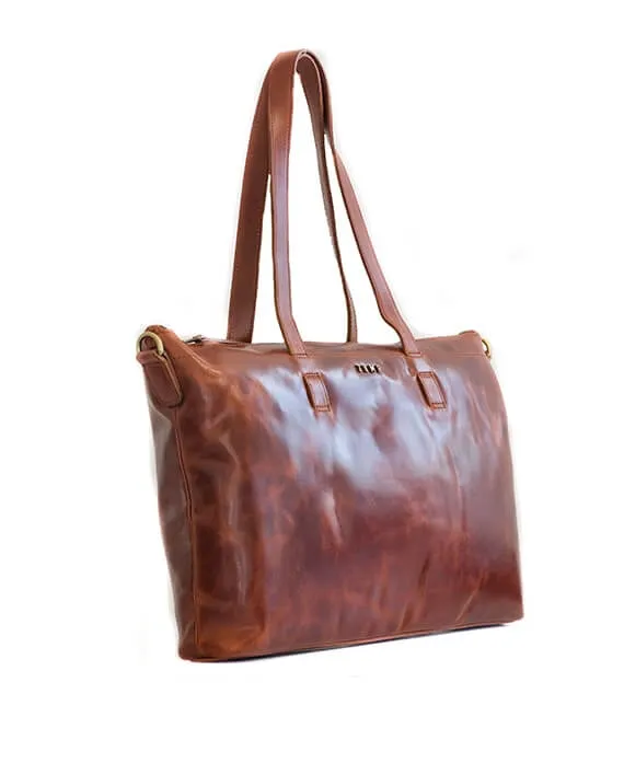 Zemp Molokai On-The-Go Handbag | Chestnut